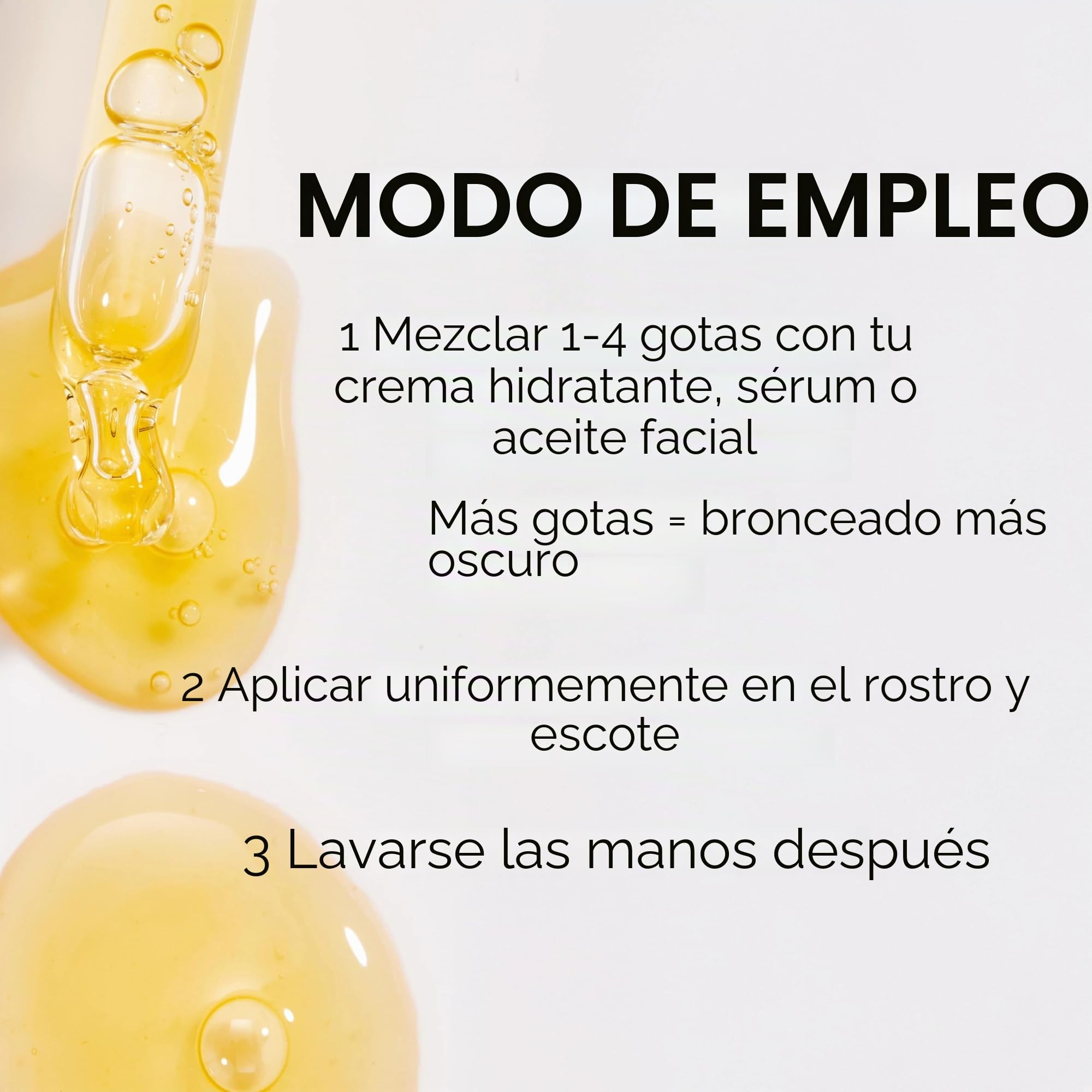 TAN-LUXE The Face - Gotas autobronceadas, medianas/oscuras (10 ml) para añadir gotas de bronceado al cuidado de la piel para un bronceado facial personalizado, libre de crueldad y vegano