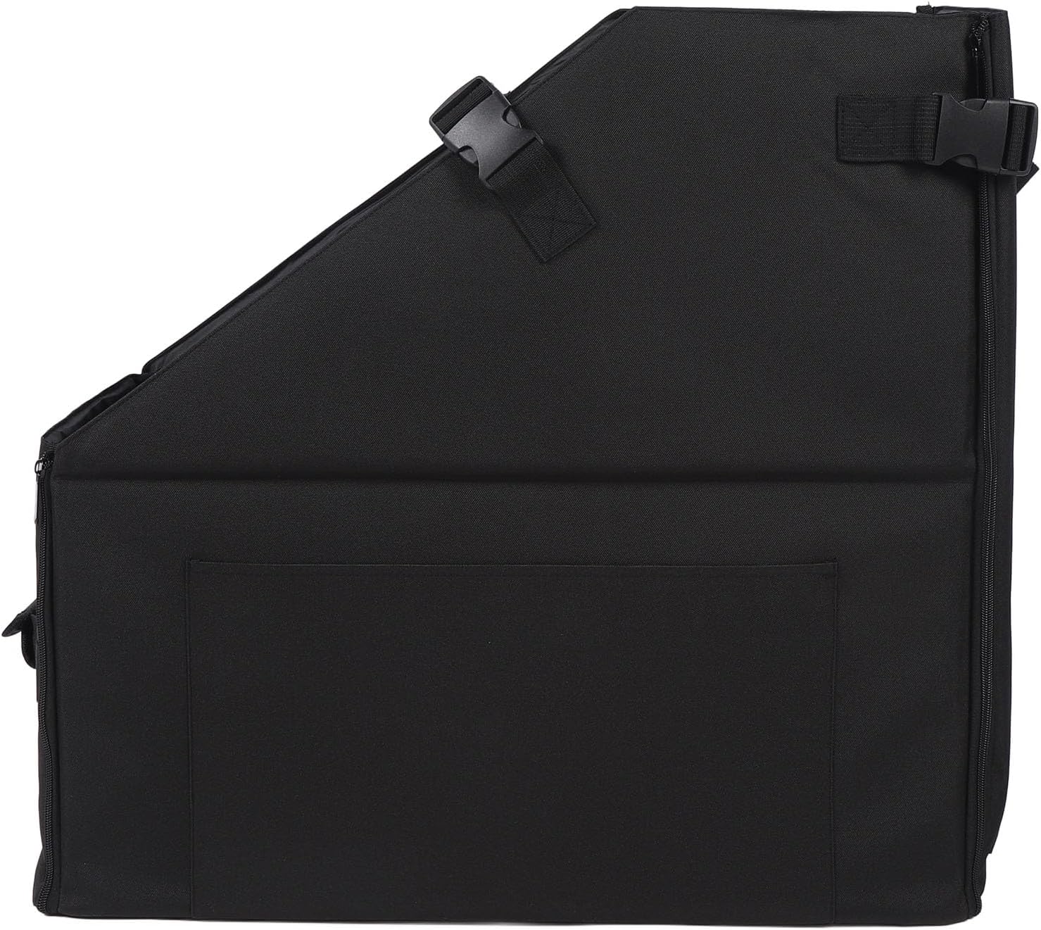 ANGGREK Folding Cycle Carrying Box/Cover, Outdoor Folding Cycle Box/Cover Buckle Straps (with Dust and Black Handle)