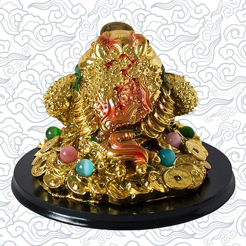 Miniatura 3 de Feng Shui Dinero Rana Estatua Sapo Tres Patas Rana Figuritas en monedas chinas Lingote de oro Dijes de Buena Suerte Lucky Fortune Wealth Decoración