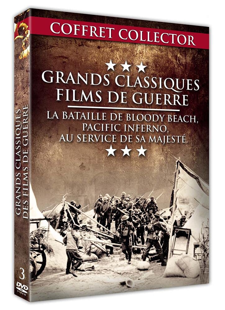 Coffret grands classiques films de guerre - 3 dvd
