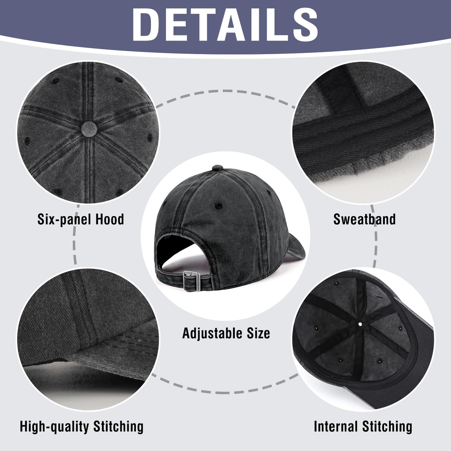 Fishing Hat American Flag Baseball Cap for Men - Image 4