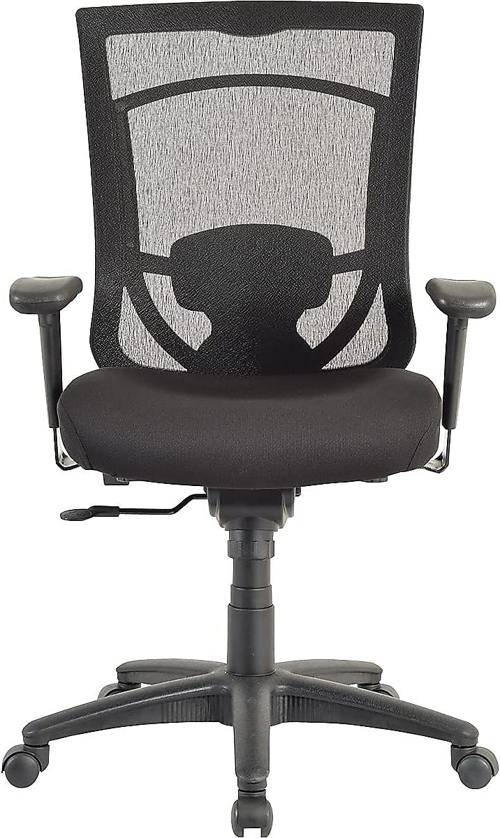 Tempur-Pedic 1539761 Mesh Back Fabric Task Chair, back view