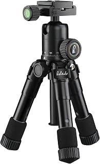 Mantona Kaleido 21185 Mini Photo/Table/Travel Tripod with Ball Head with Quick Release Plate and Carry Case
