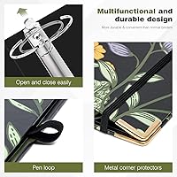 Vista 225 de Ospelelf Mini 3 Ring Binder, 2 Inch, Cute Pink Marble Binder for 5.5" x 8.5" with 5 Tab Dividers, File Folder Labels and Low Profile Clipboards