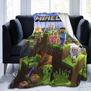 Ove-rwatc-h - Manta de microforro polar ultrasuave para cama, sofá, silla, coche, viaje, playa, ligera, mantiene caliente 80 x 60 pulgadas