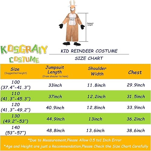 Miniatura 5 de Disfraz de animal para niños, mameluco de animal de Navidad para niño y niña, traje de una pieza de animal de Halloween para niño