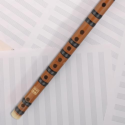 Miniatura 7 de ERINGOGO Flautas - Instrumento musical Instrumentos de latón Flauta de bambú Instrumentos musicales tradicionales chinos Flauta de regalo para niños
