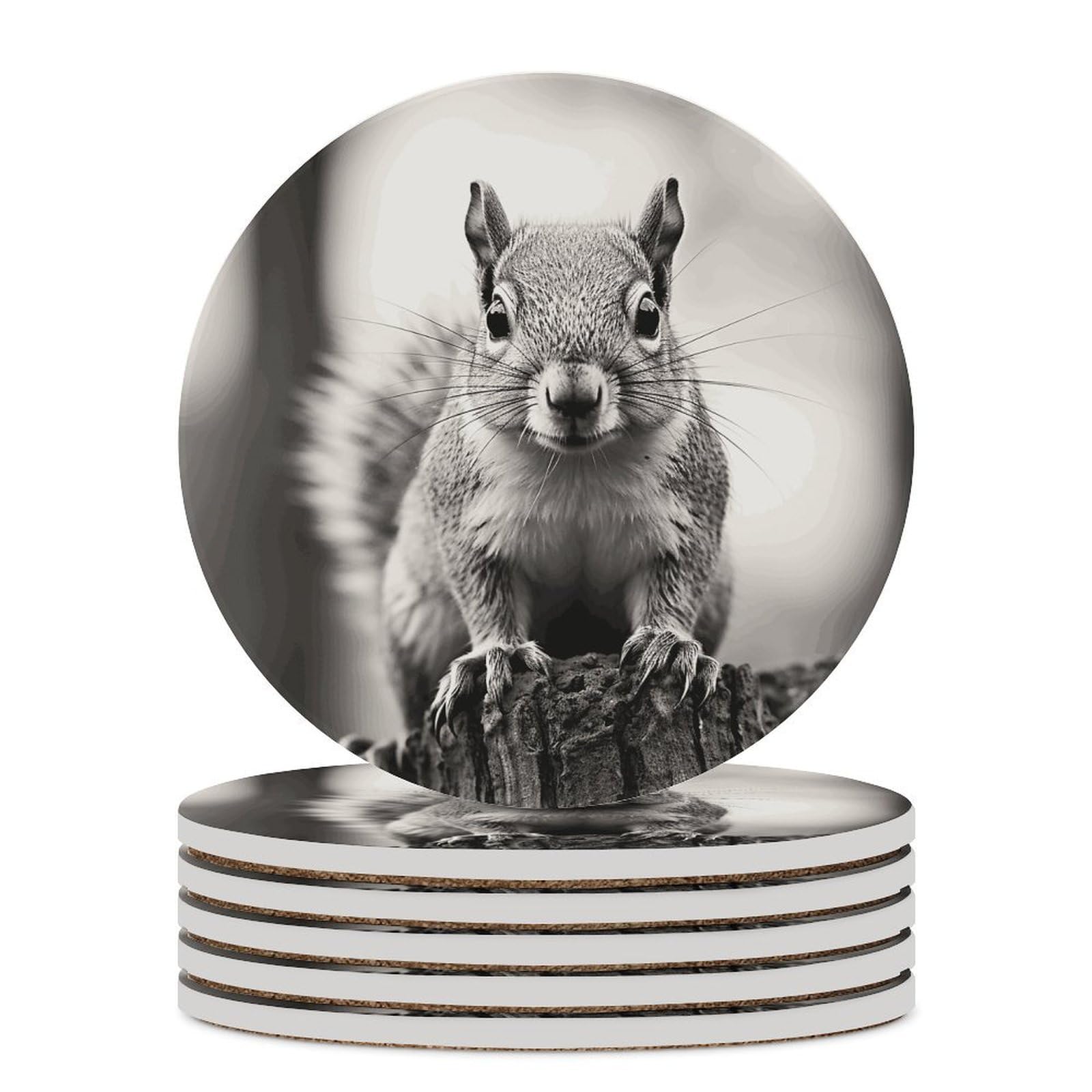 Protection de table anti-tache avec ce dessous de verre absorbant gris