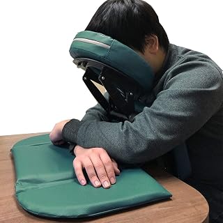 Portable Tabletop Massage Kit, Complete Face Down Massage Package for Desk and Tabletop - Instant Enjoy Professional Massage Experiences Anywhere at Home, Office, Travel, also Great for Vitrectomy Recovery (Teal)