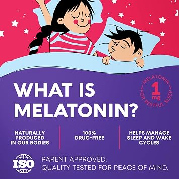 Height Growth Gummies with Melatonin for Kids & Teens - Ashwagandha for Kids - Melatonina Para Ninos - Height Growth Supplement - Teen Boy Vitamins - Grow Taller Supplement - Kids Melatonin Gummy