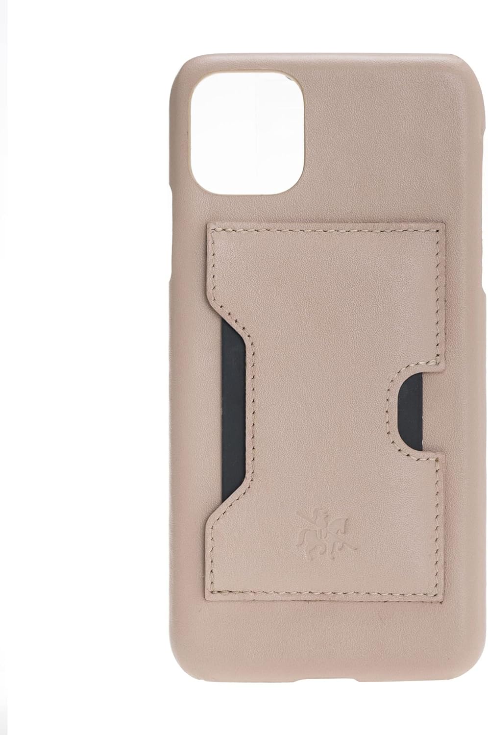 Venito Florence Leather Wallet Phone Case Compatible with iPhone 11 Pro Max - Extra Secure with RFID Blocking - Detachable Phone Wallet (Nude Pink)