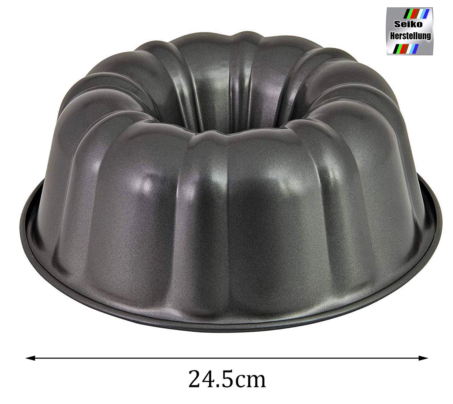 Relaxdays Lot De 3 Moules, 25,5/27,5/28 Cm, Antiadhésifs, Moule à