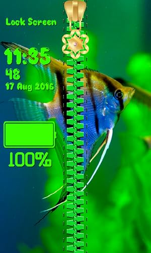Aquarium Zipper Lock Screen #TOP6
