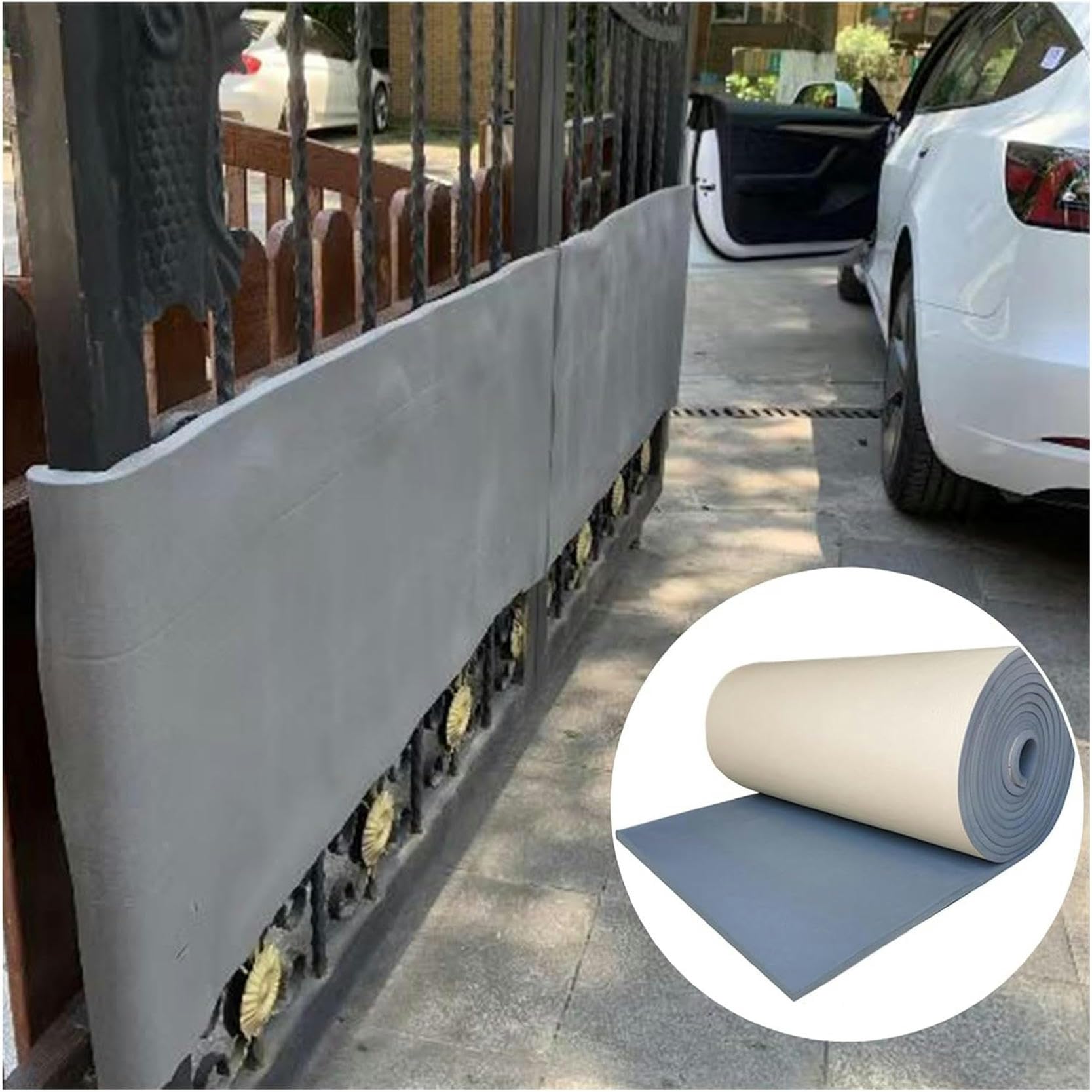 Mousse protection murale XENITE anti-bosse pour éviter les rayures de portière