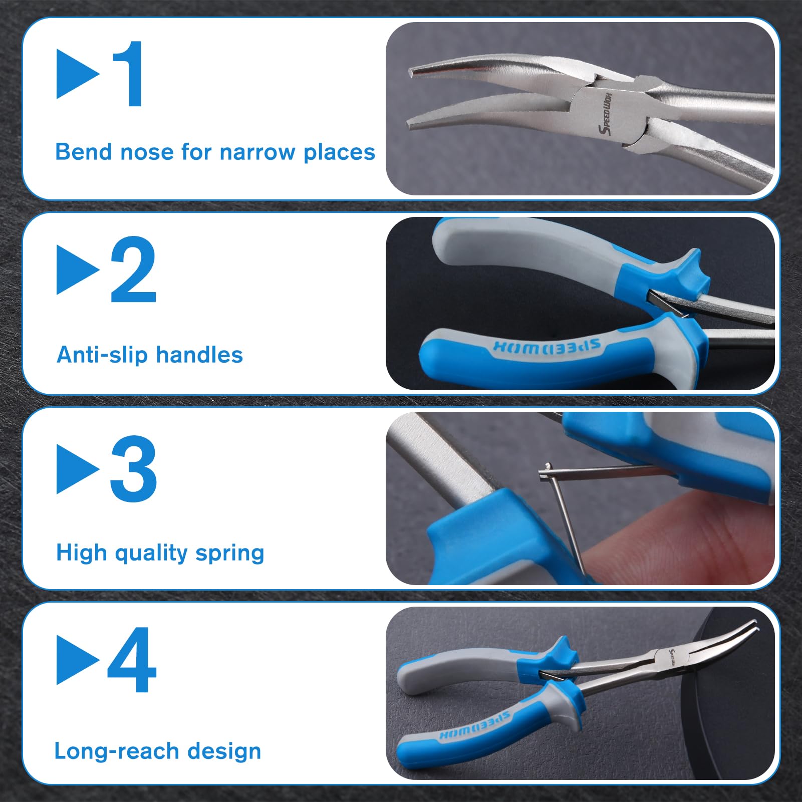 Pince G En Acier à Haute Teneur En Carbone De Serrage De 5,7po De