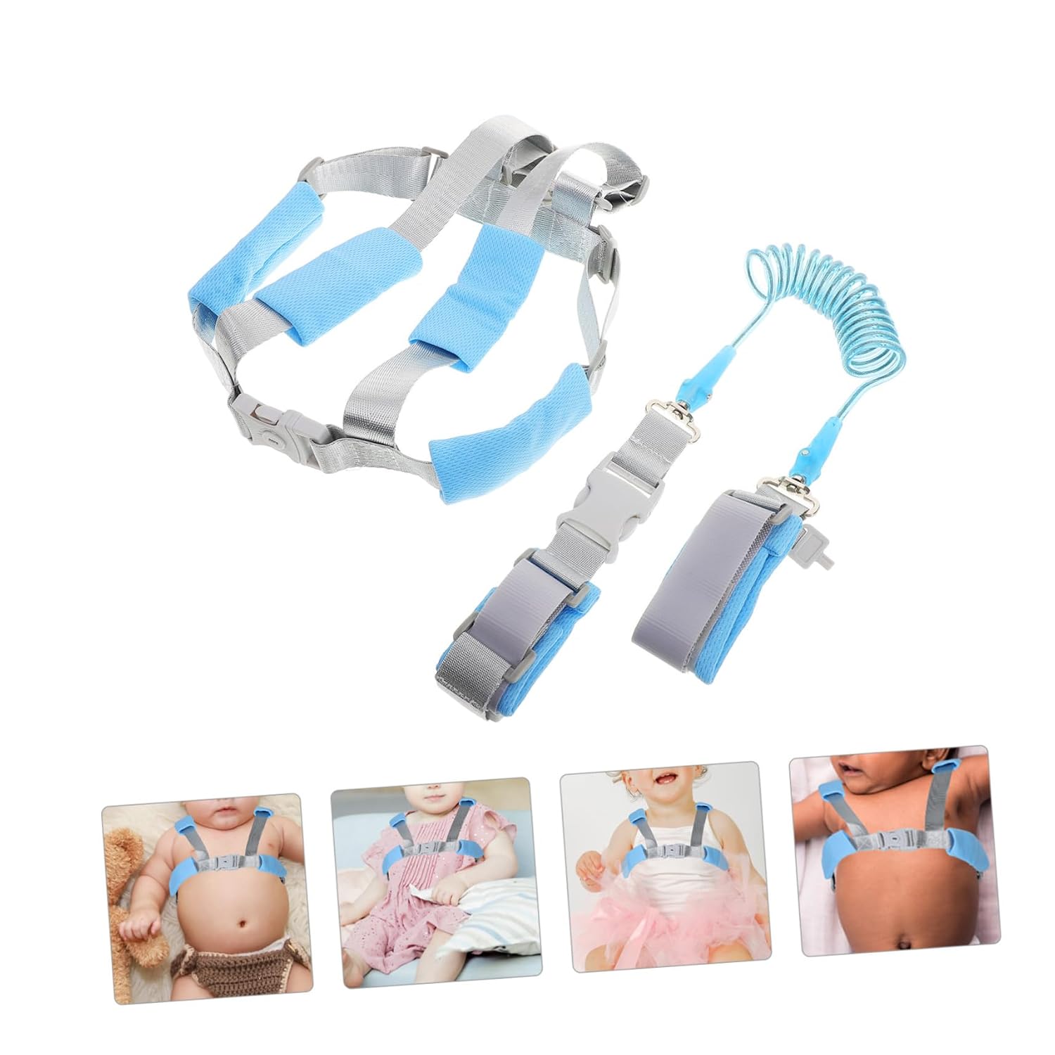 Toddler Child Rope Prevention Harness Assistant Leash Anti Lost Wristband Comfort Ages 2-4