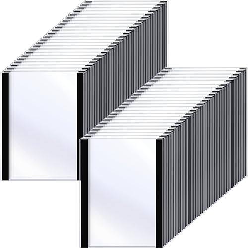 Miniatura 8 de 20 soportes magnéticos de 8 12 x 11 pulgadas, soporte magnético autoadhesivo de pared con cubierta de PVC transparente para exhibir pósteres de