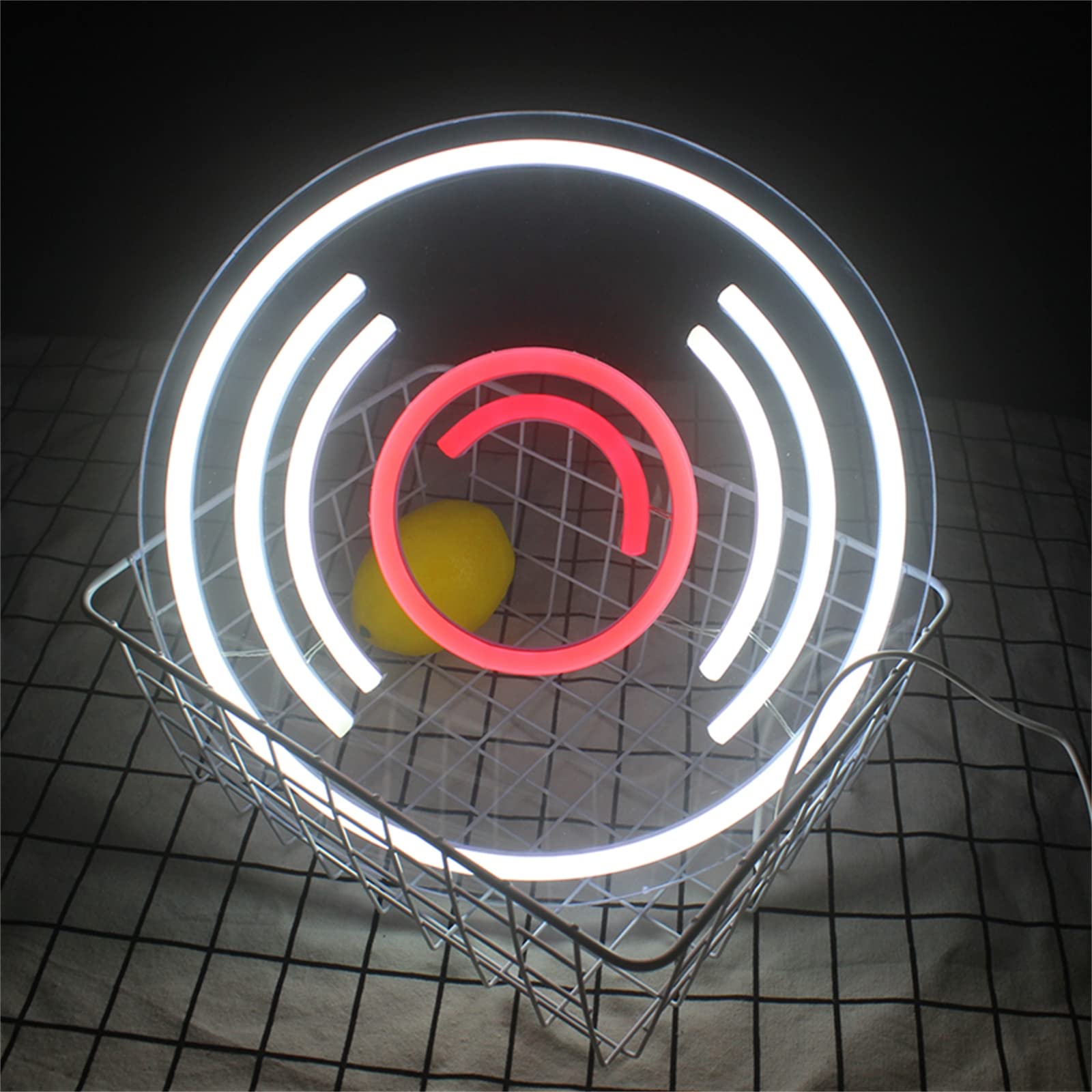 Insegne al Neon a LED Illuminazione CD Record Wall Hanging Art Lampade notturne Insegne al Neon Personalizzate Negozio Music Bar Music Room Decor Alimentato Tramite USB
