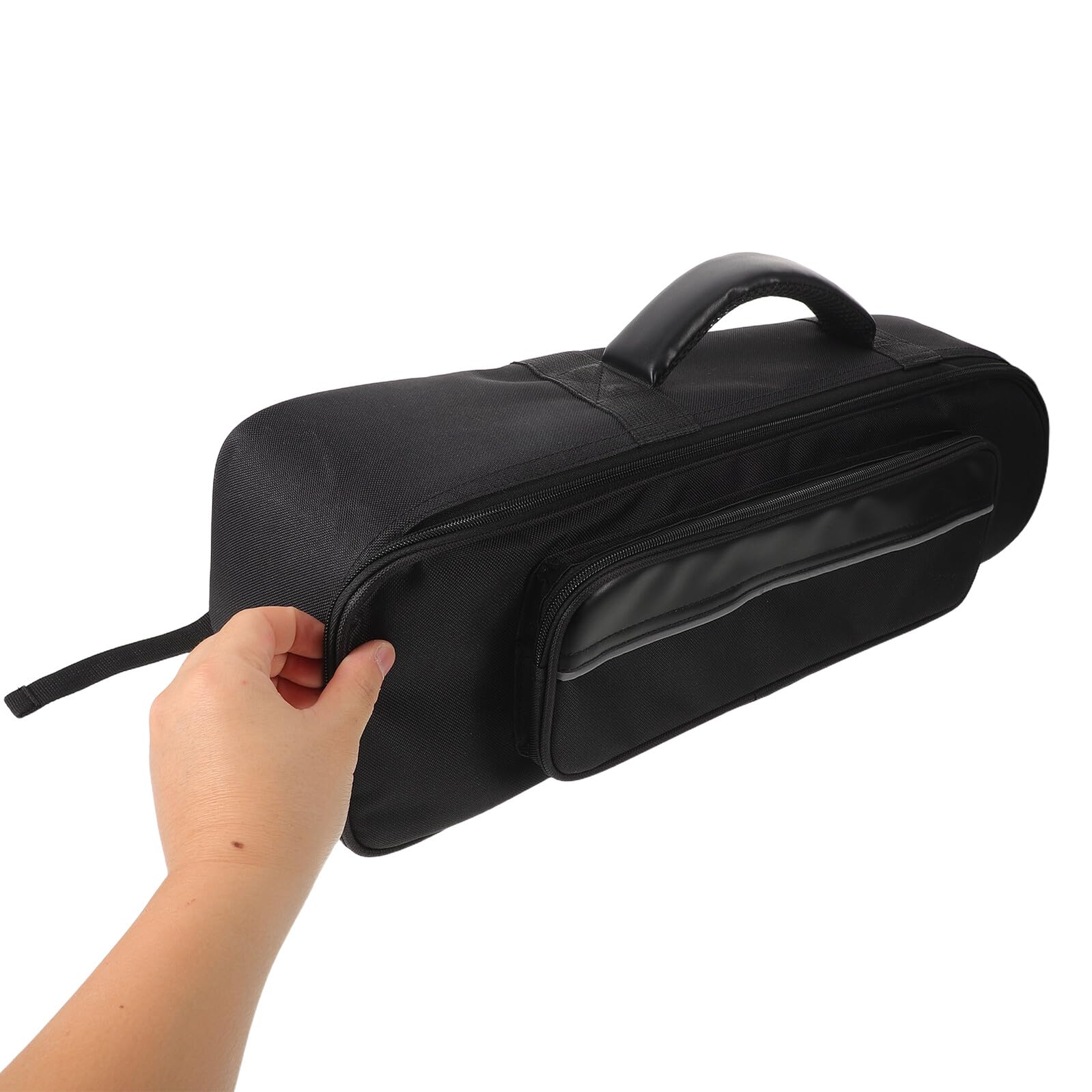 Abaodam Borsa Tracolla Imbottita per Sassofono Baritono e Cornetta Custodia da Viaggio per Strumenti Musicali con Tasca per Accessori e Cerniera Facile