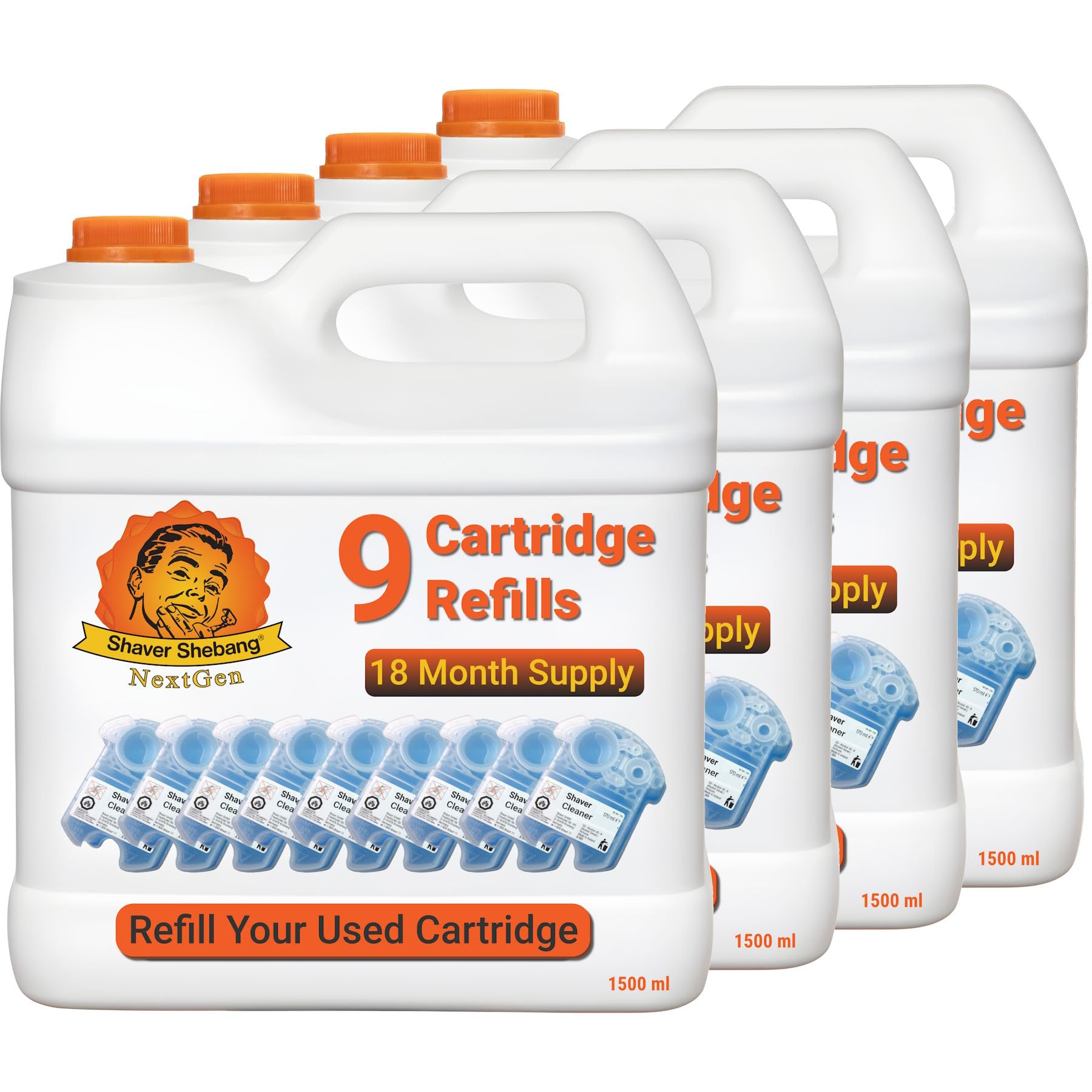 36 Clean &amp; Renew® cartridge refills — 72 months of clean shaving NextGen
