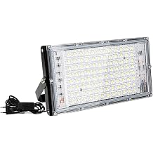 100W LED Outdoor Spotlight 10000LM Super Bright LED Floodlight IP66 Waterproof 3000K Warm Yellow Outdoor Lights for Warehouse Garage and Backyard Pack of 1 [Energy Class A]