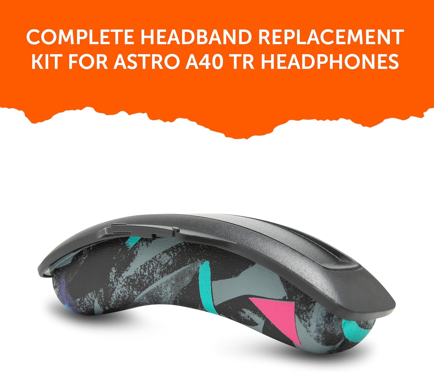 WC Mod Kit A40 – Cooling Gel Earpads + Headband Replacement Compatible with Astro A40 Gen 4 & A40 TR by Wicked Cushions | Enhanced Comfort, Cooling & Durability | 90's Black