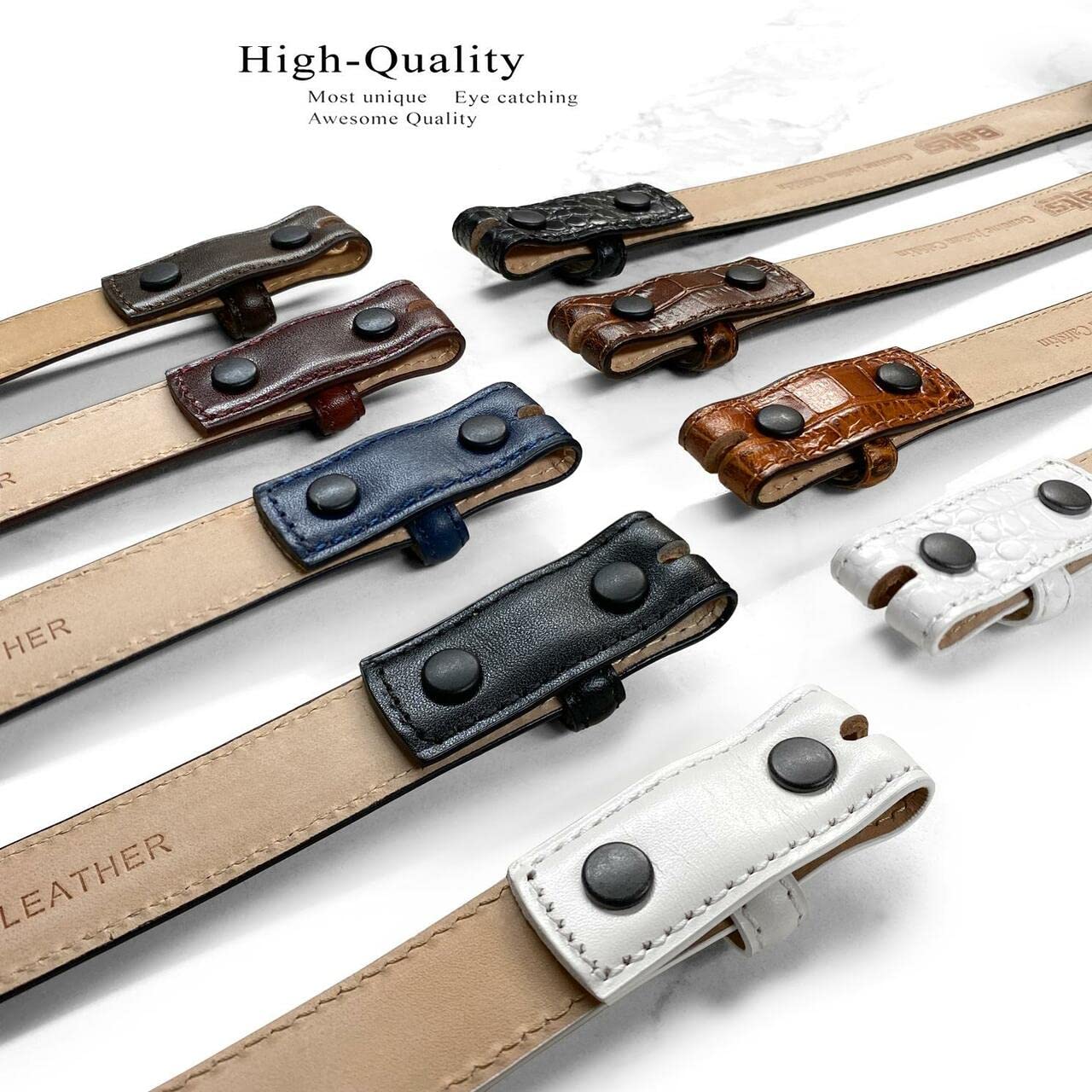 Snapklik.com : A274NP Silver Buckle Genuine Full-Grain  display picture 3