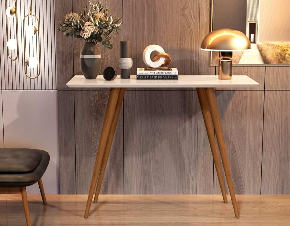 Aparador Buffet Classic Sala de Estar Pés em Madeira . (Off White)