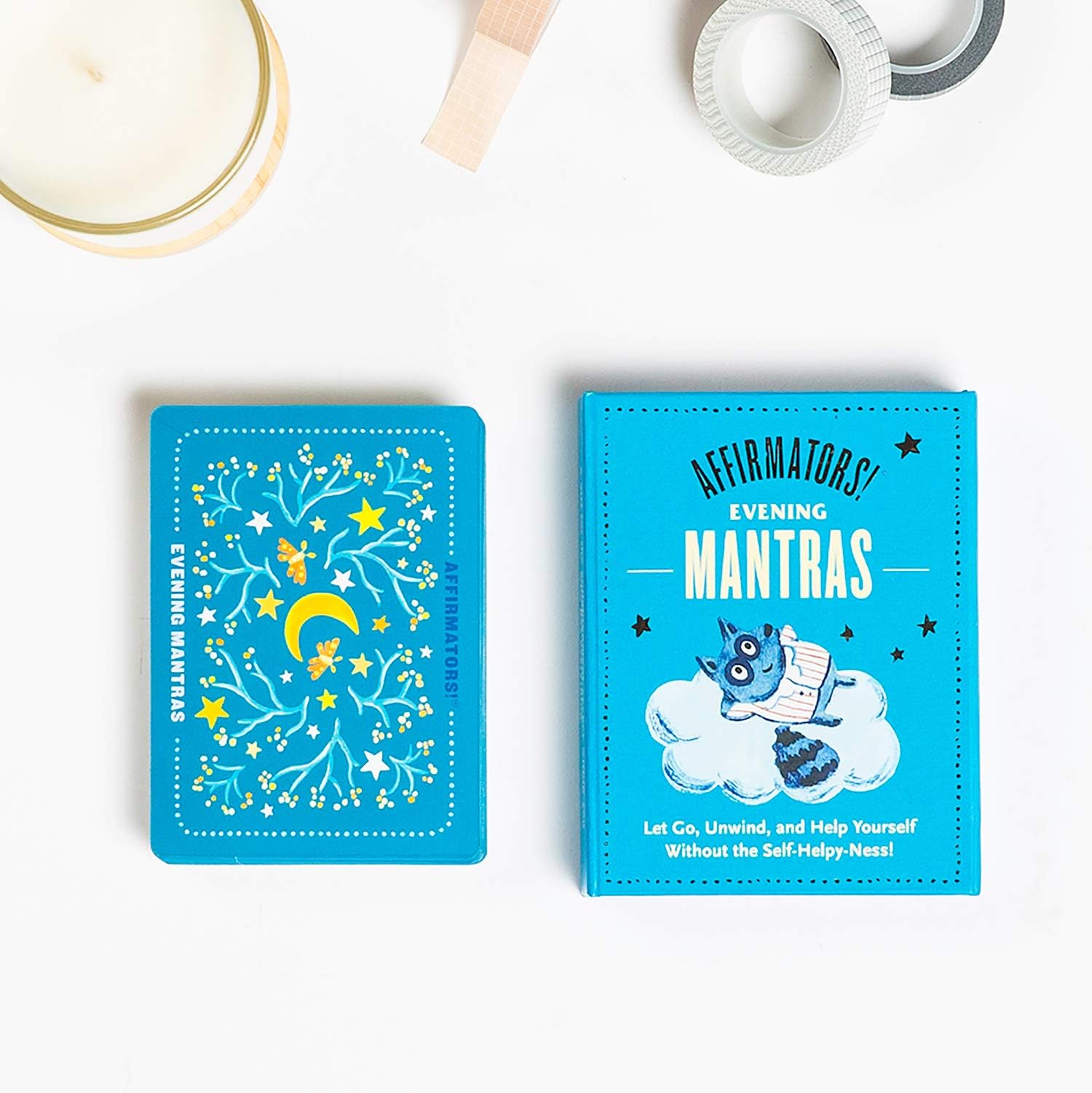Knock Knock Affirmators! Mantras (Evening) Card Deck, 40 Cards