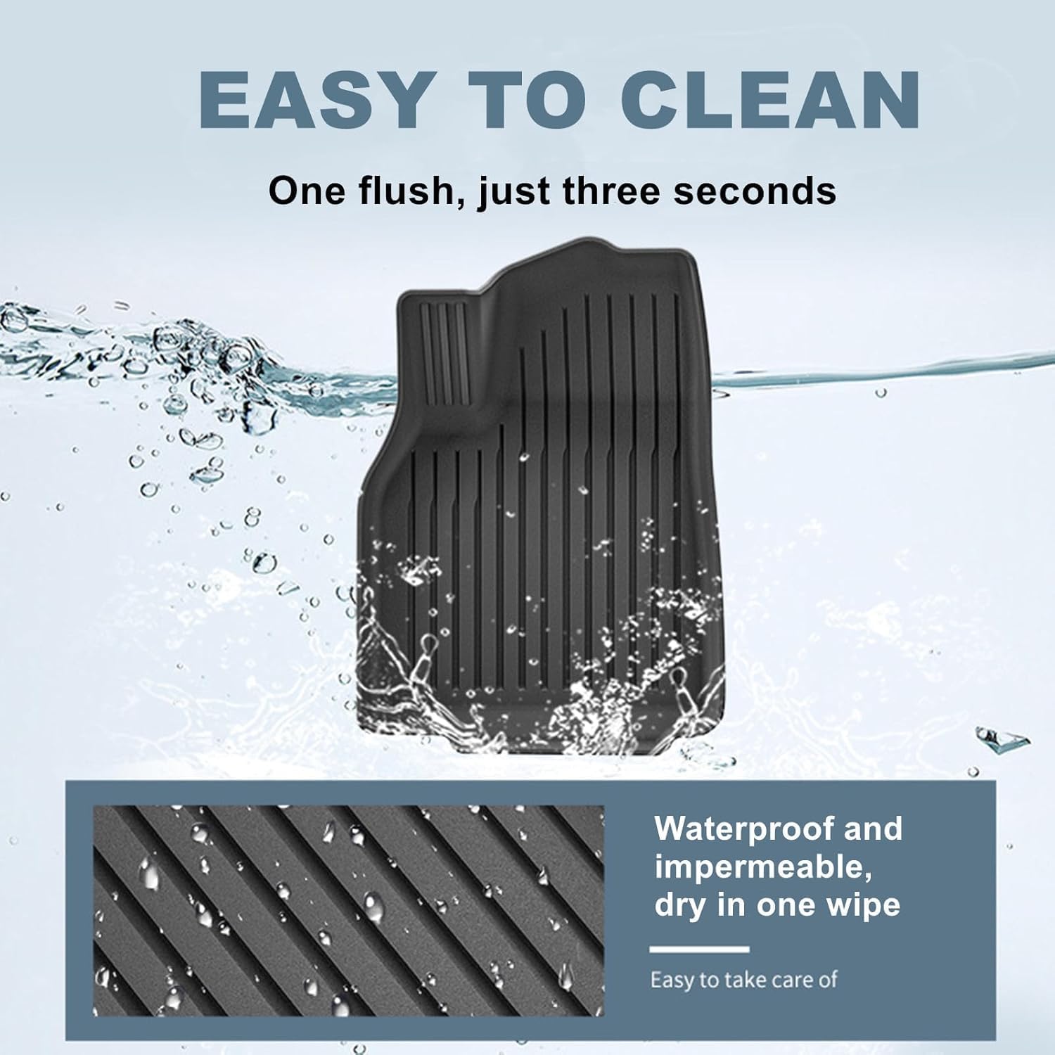 9 Piece Set Compatible with Tesla Model Y Juniper Floor Mats 2025 2026,All Weather Floor Mats 3D TPE Material,Odorless with Front Rear Trunk Cargo Liner Backrest Mats Fit for 5-Seat,Black.