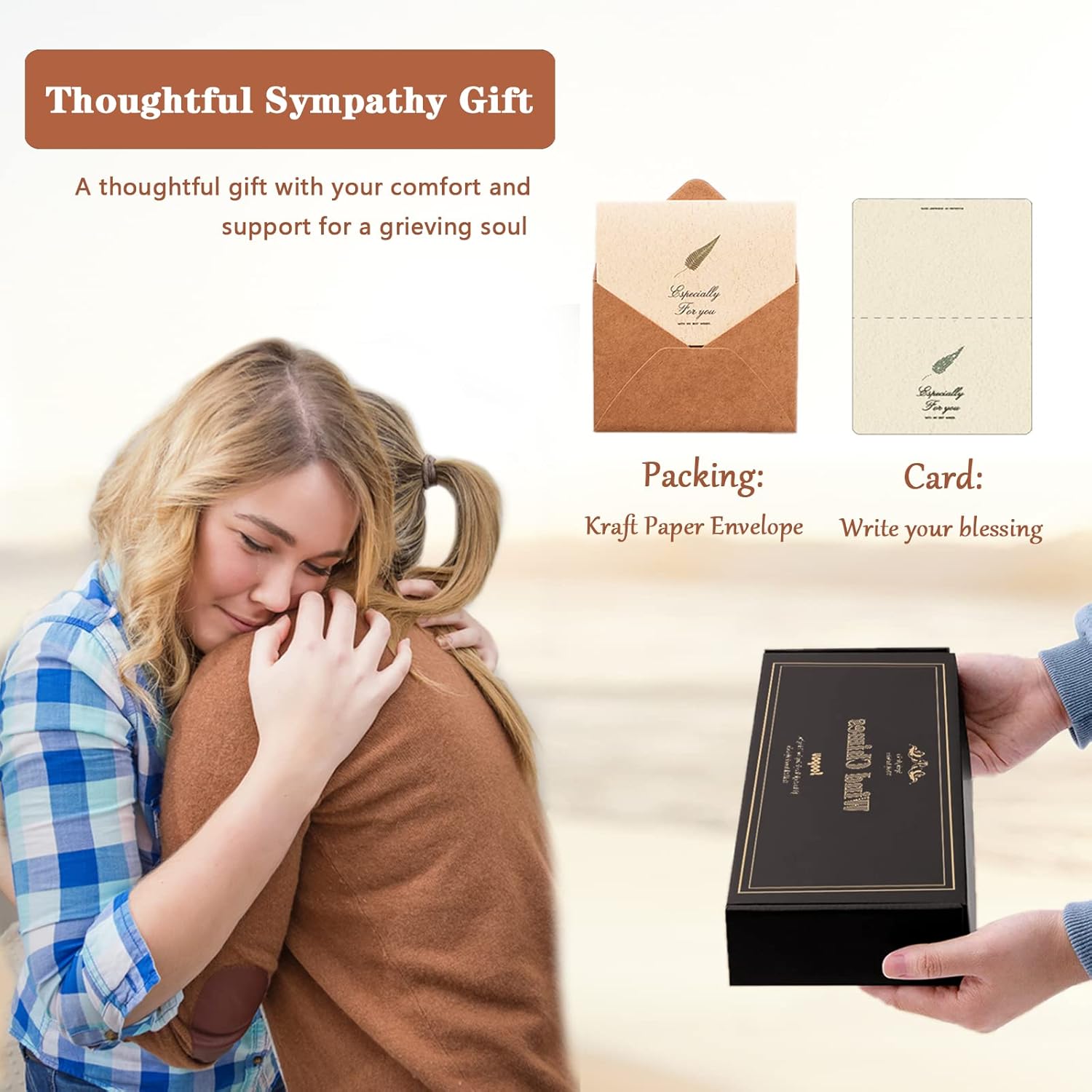 Memorial Sympathy Wind Chimes, Sympathy Gift Baskets in Memory of a Loved One Mother Father for Memorial/Bereavement/Condolence, 30" Wooden - Image 3