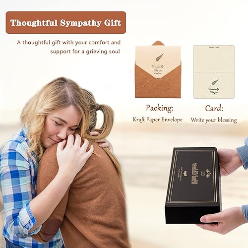 Miniatura 3 de Campanillas de viento conmemorativas de condolencia, cestas de regalo de condolencias en memoria de un ser querido, madre y padre para