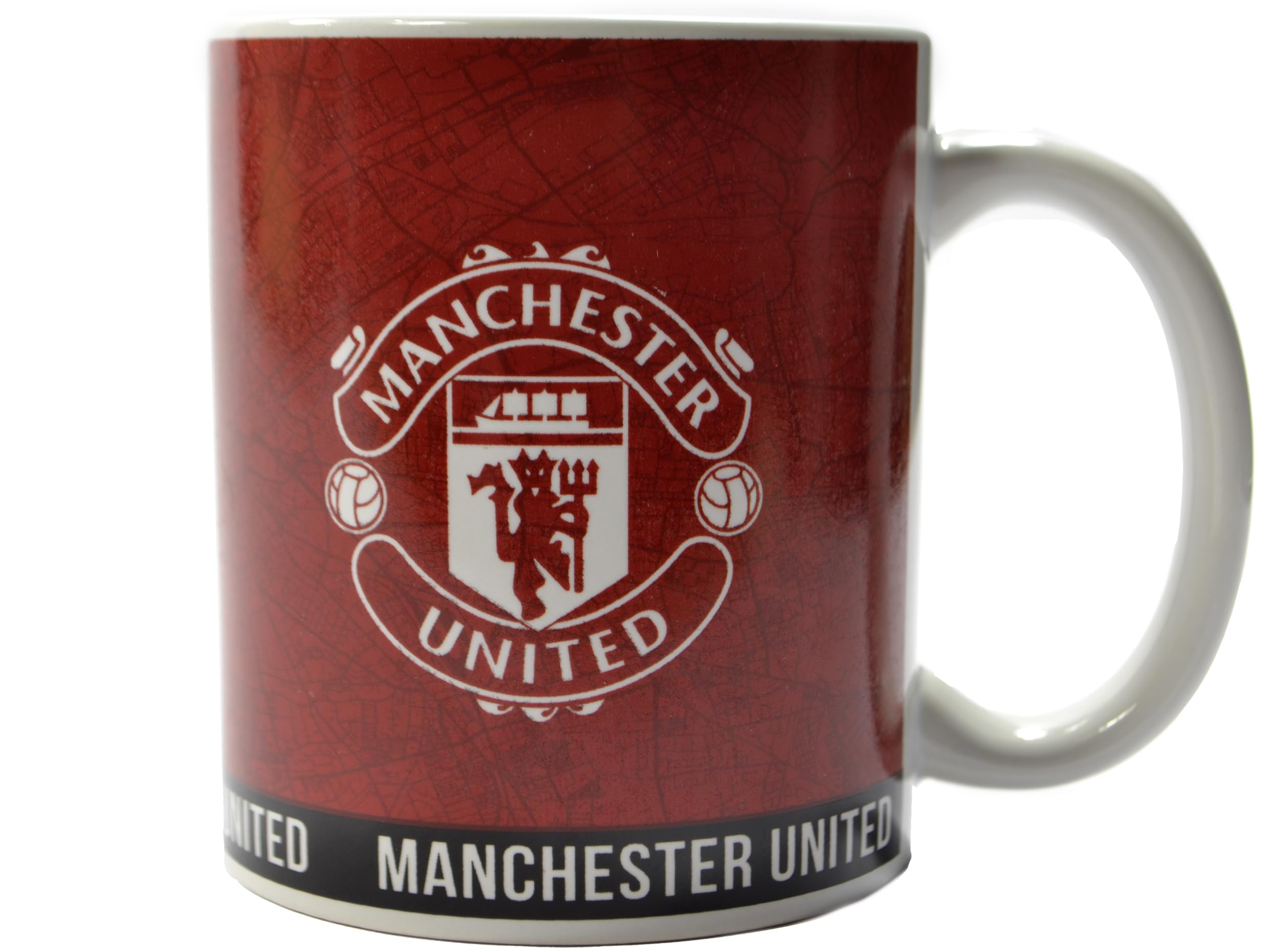 Foco Red Manchester United Identity 11Oz Boxed Mug