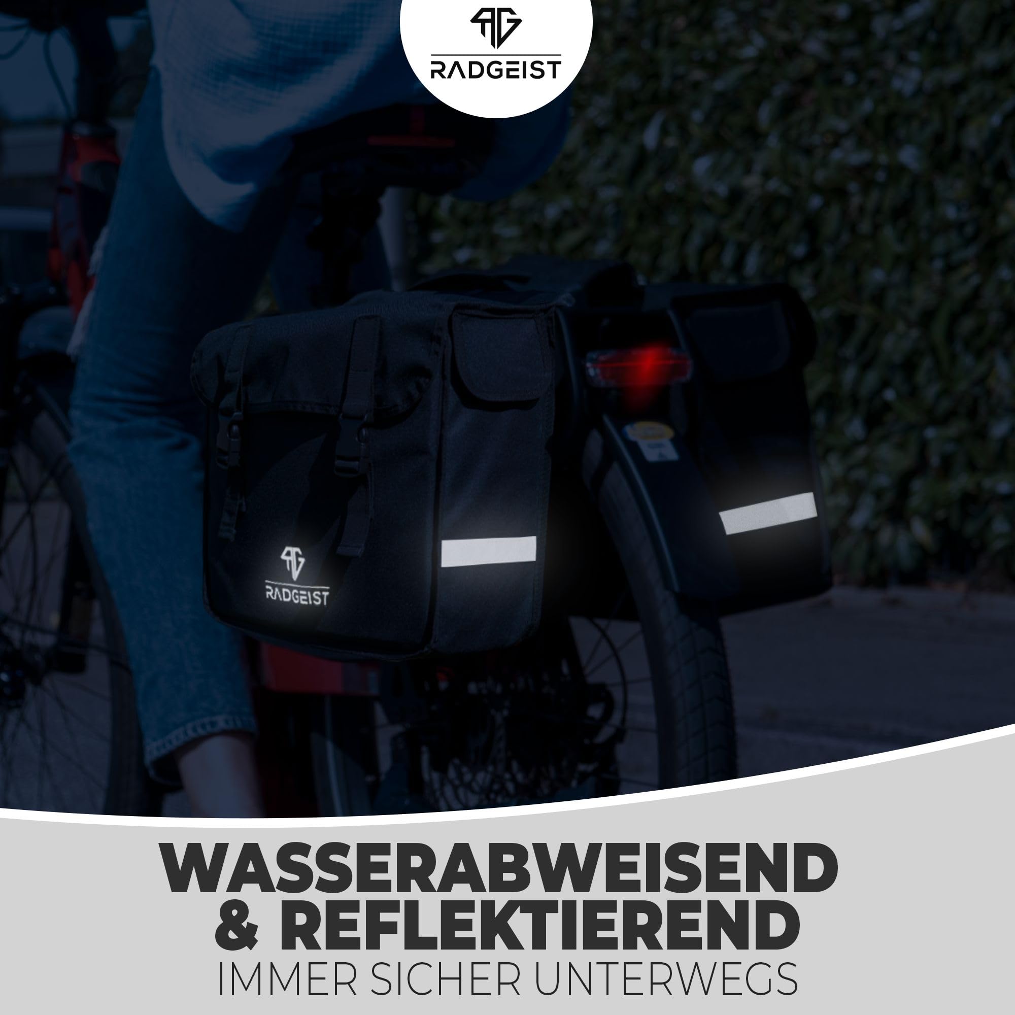 Borsa Portabici Doppia Blu – Ideale Per Tandem O Portapacchi Anteriore/Posteriore – Regalo Perfetto