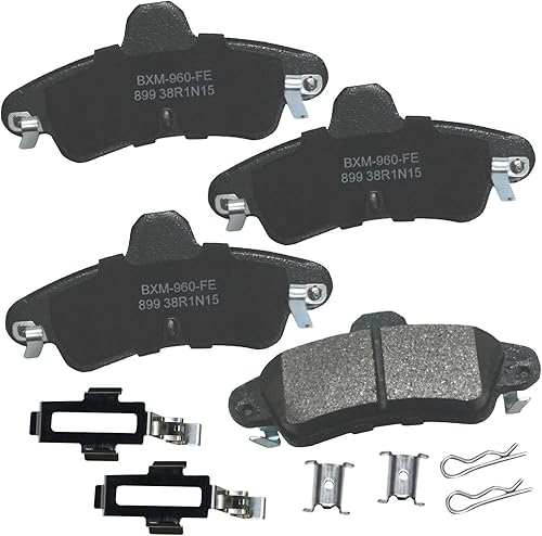 Vista 202 de Bendix Premium SBM8 - Pastillas de freno semimetálicas Premium para modelos seleccionados Buick Special, Camaro, Corvette, Phaeton, Olds F85, Vista