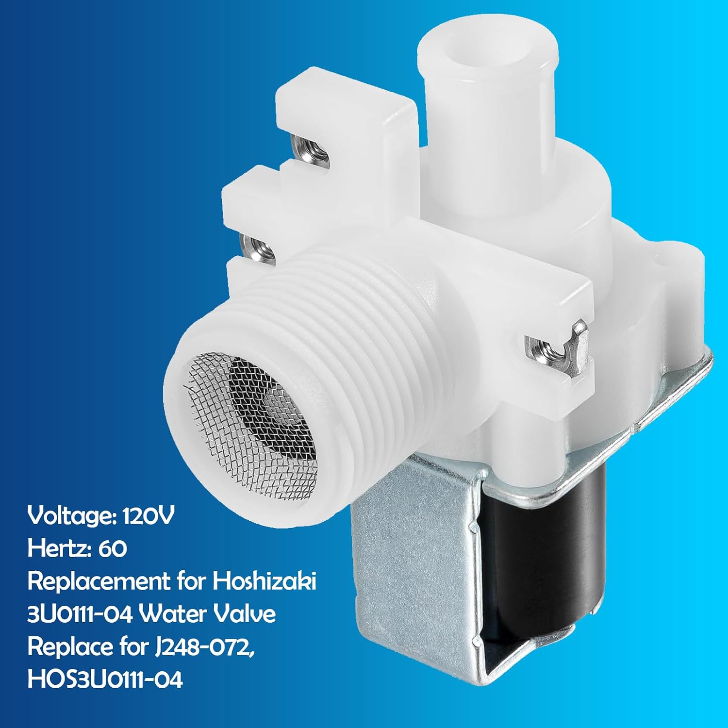 YMT Replacement for Hoshizaki 3U0111-04 Water Valve,120V 60hz,Replace for J248-072