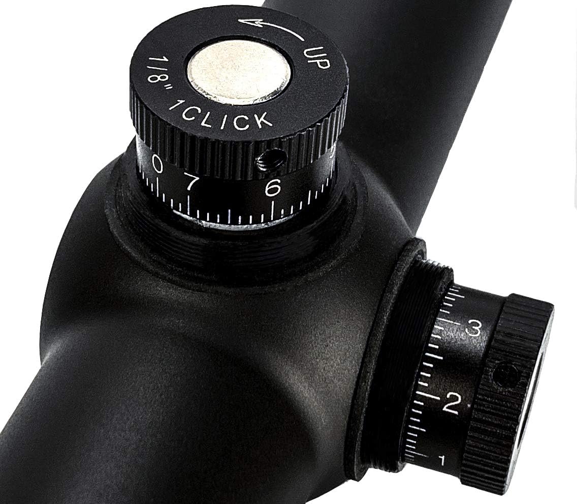 Barska Varmint Rifle Scope with Adjustable Objective for Hunting and Targeting