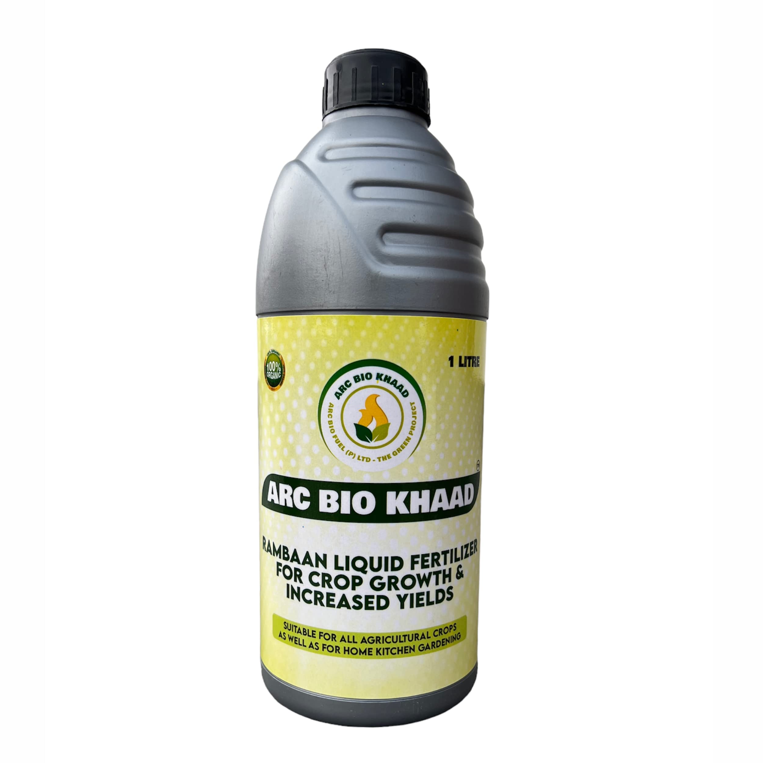 Arc Bio Khaad - Rambaan Liquid Organic Fertilizer, 1 Litre, For Agricultural & Home-Garden Use