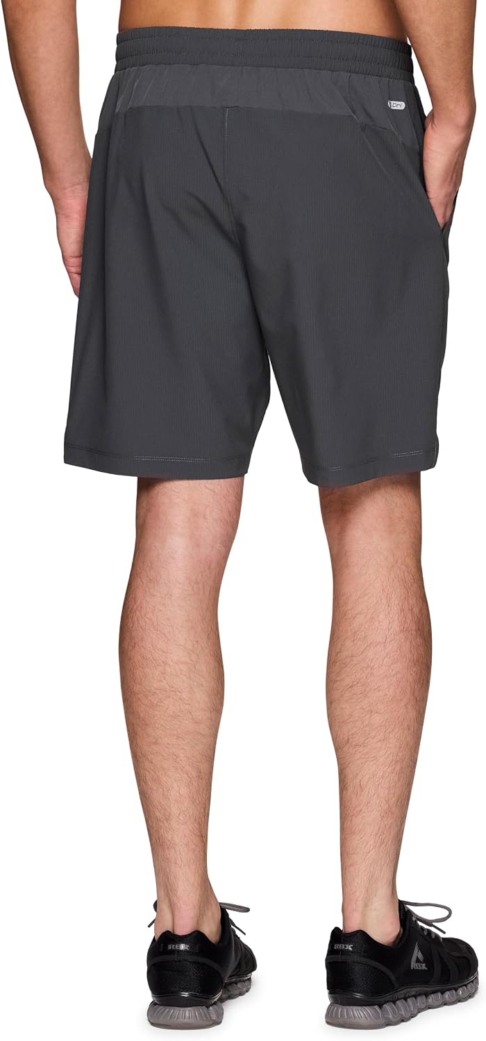 RBX Active Ripstop Shorts for Men, Quick Drying 9-Inch Inseam Workout Hiking Running Gym Basketball Shorts with Pockets image 3