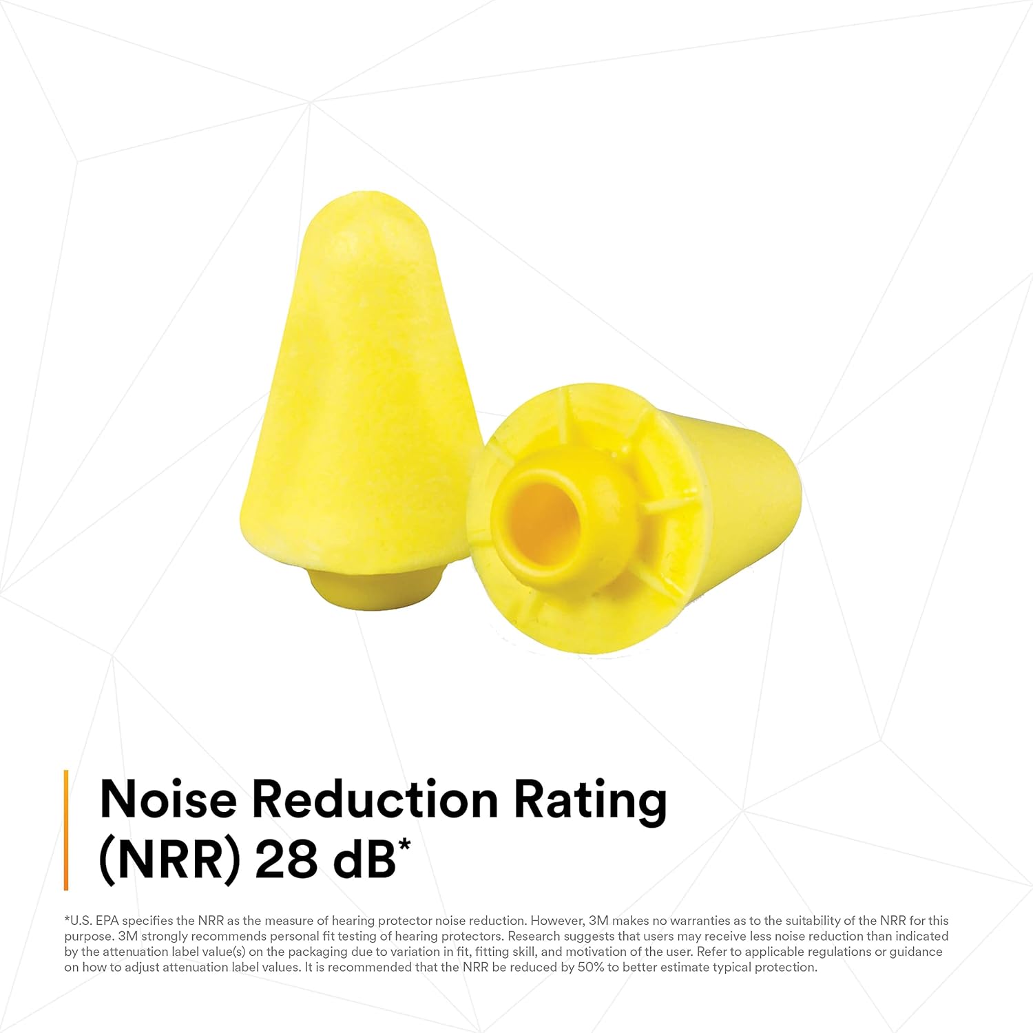 3M E-A-Rflex 19063 28 Replacement Pods 320-1001, Polyurethane, One Size Fits Most, Yellow: Tools & Home Improvement