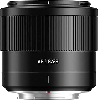 TTArtisan AF 23mm F1.8 Xマウント APS-C 単焦点レンズ (国内正規品・メーカー2年保証付) オートフォーカス 富士フイルムX レンズ フジ Fuji X 交換レンズ 大口径 ブラック ミラーレス用 風景・ポートレート撮影対応 銘匠光学