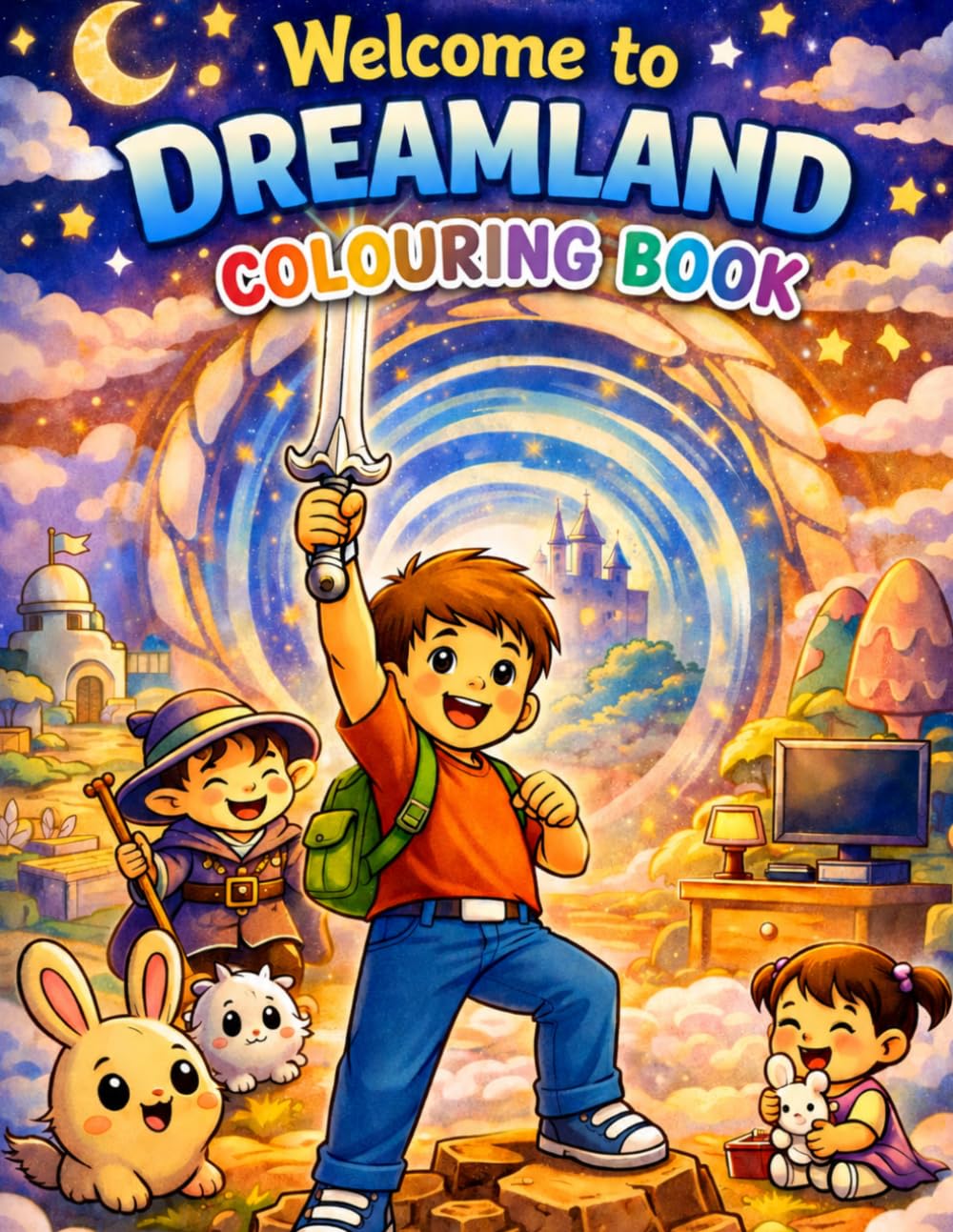 Welcome to dreamland: Colouring book