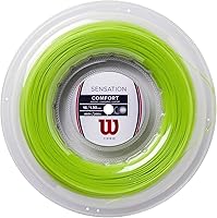 Wilson Sensation 15 Tennis String Set - Arm-Friendly Multifilament for Comfort & Playability, White