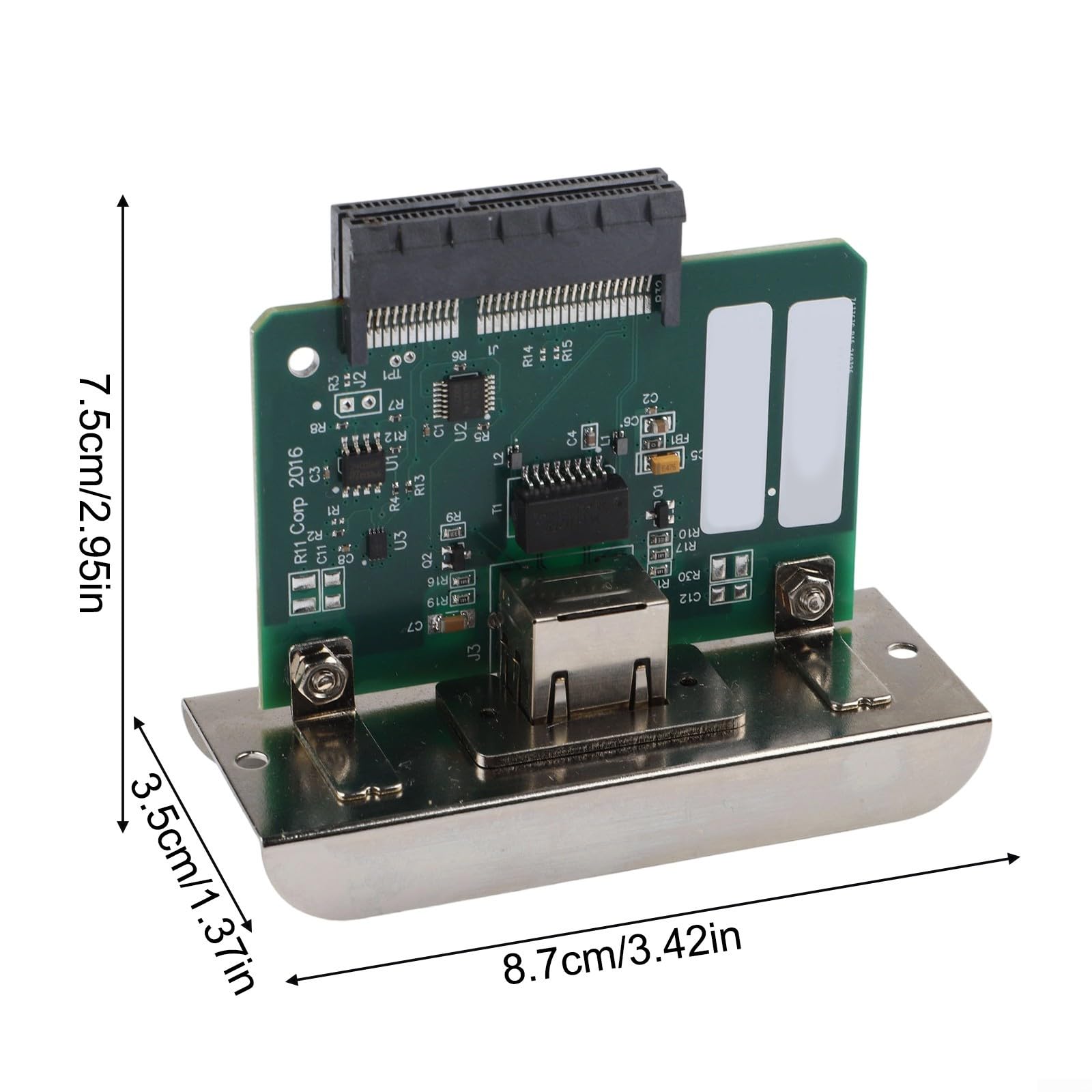 Scheda di rete per server di stampa Ethernet cablata interna, confezione da 1, per Zebra serie ZT200/ZT210/ZT230, prestazioni stabili, alta affidabilità, attrezzatura da ufficio