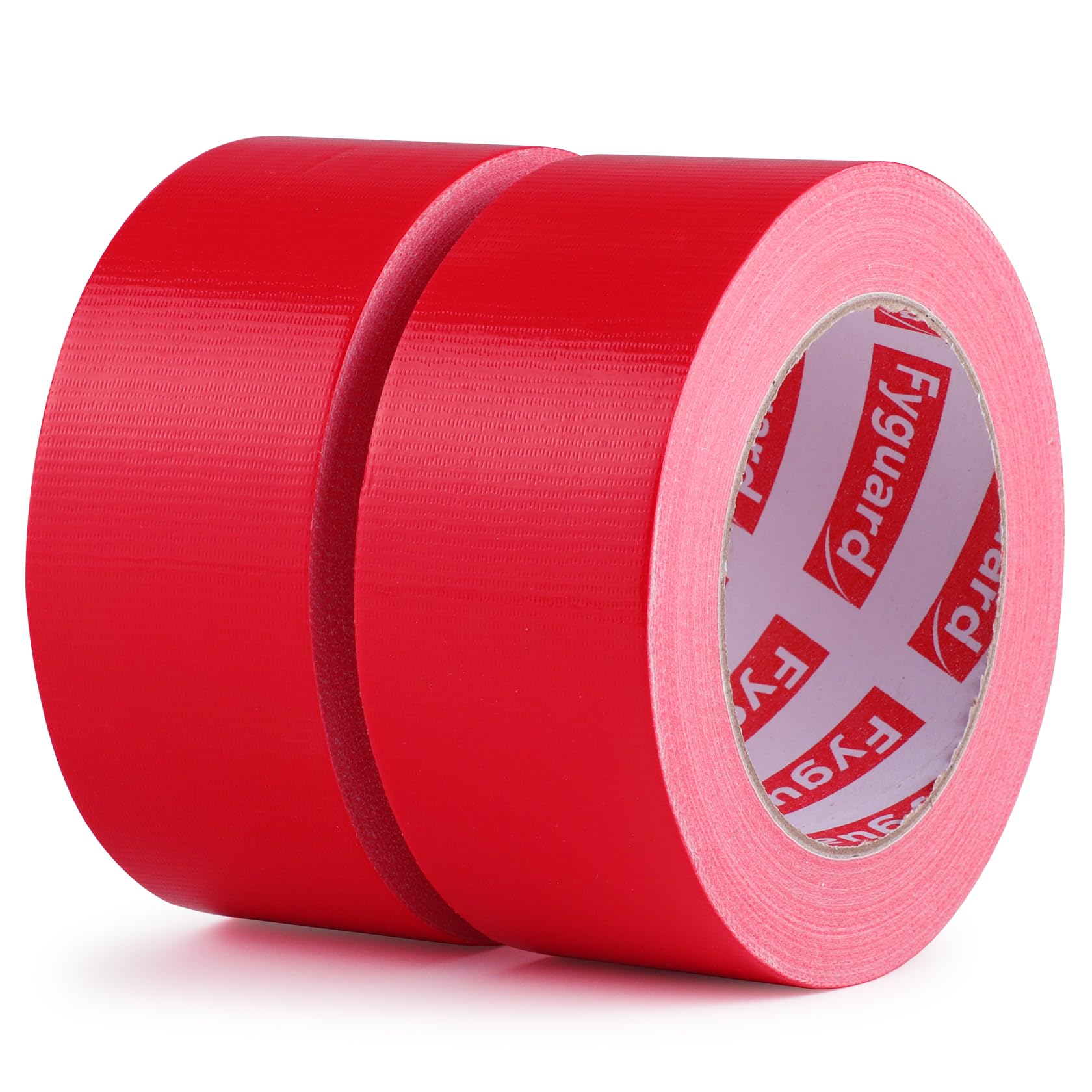 2 rolki taśmy pancernej w kolorze czerwonym, 48 mm x 28 m, czerwona taśma pancerna 210μ, taśma naprawcza, wodoodporna, uniwersalna do napraw, majsterkowania, rzemiosła