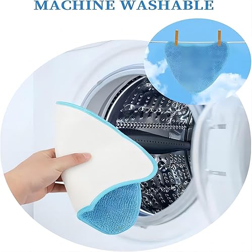 Miniatura 5 de Almohadillas de repuesto reutilizables para trapeador de vapor Hoover WH01100 WH20200 Almohadillas de limpieza de microfibra para Vax S2 S2C S3 S3S