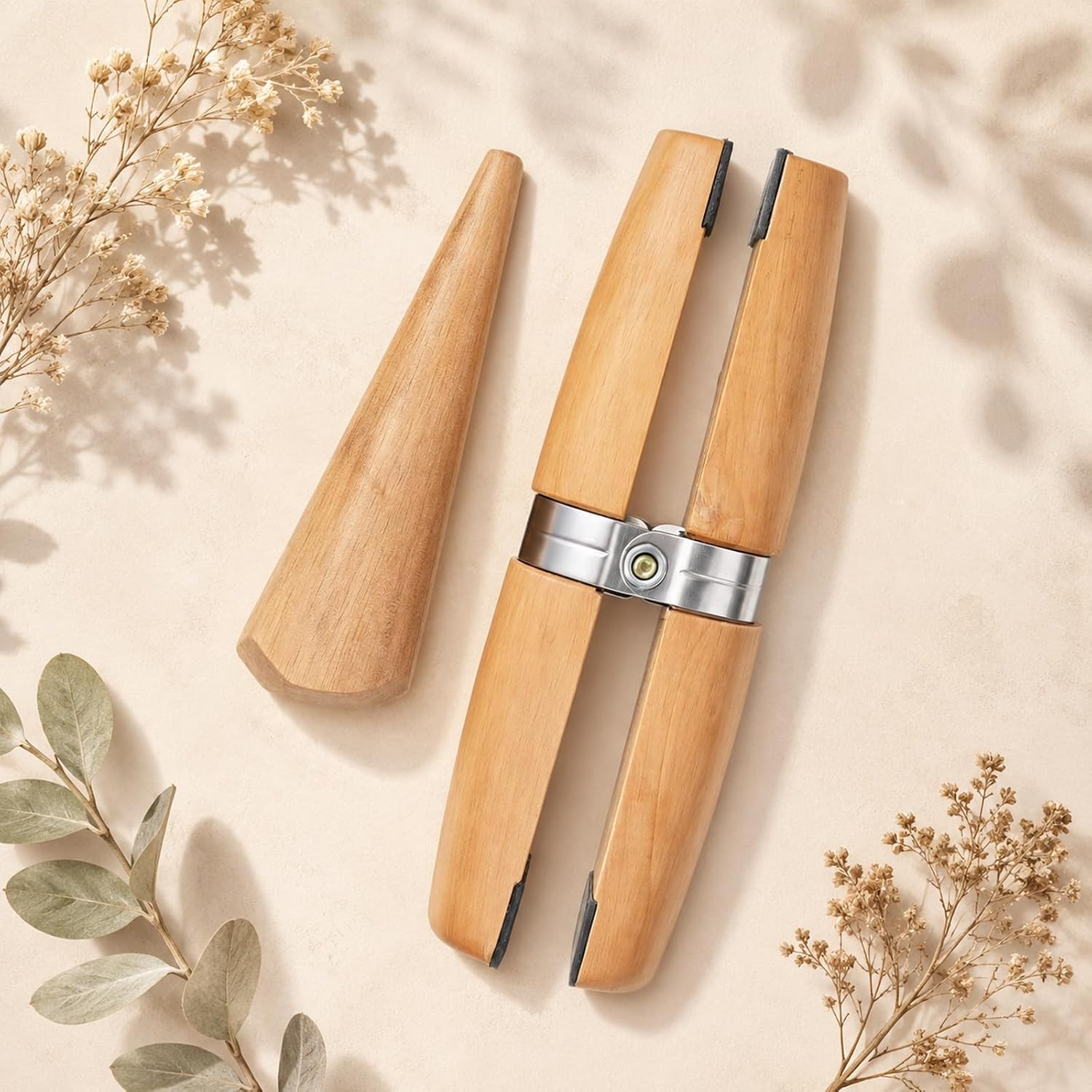 Wire Wrapping Tools Ring Clamp Wooden Hand Tool