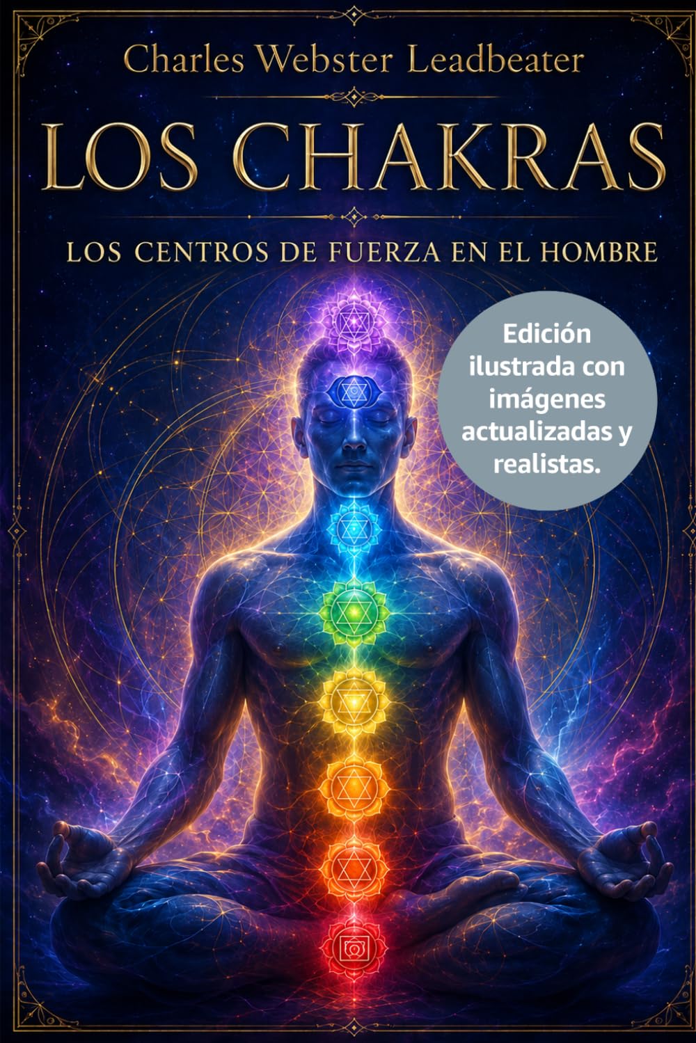 Los Chakras: CENTROS DE FUERZA EN EL HOMBRE - Edición ilustrada con imágenes actualizadas y realistas.