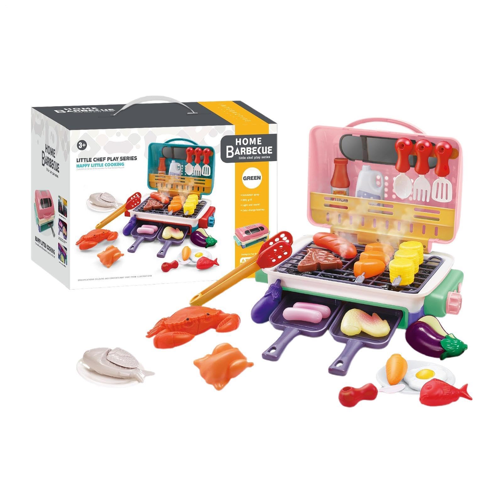 Jouet de simulation de cuisine barbecue pour petits chefs - 8