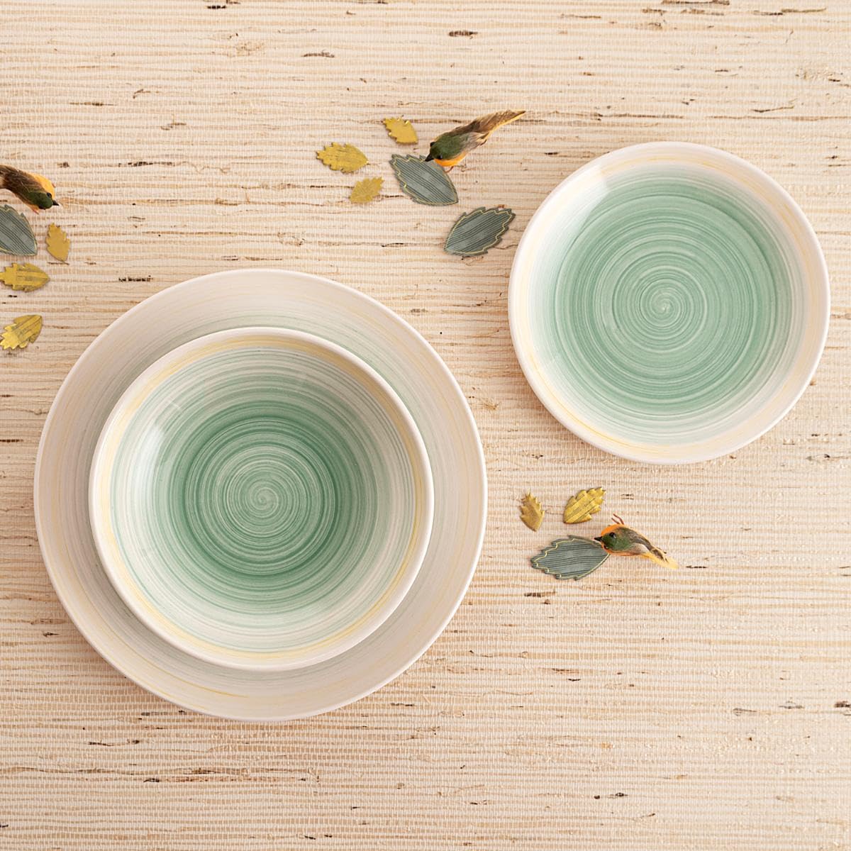 Quid Velvet Stoviglie Ceramica 18 Pezzi - 6 Persone Altre Ceramiche Adatto Microonde Impilabile